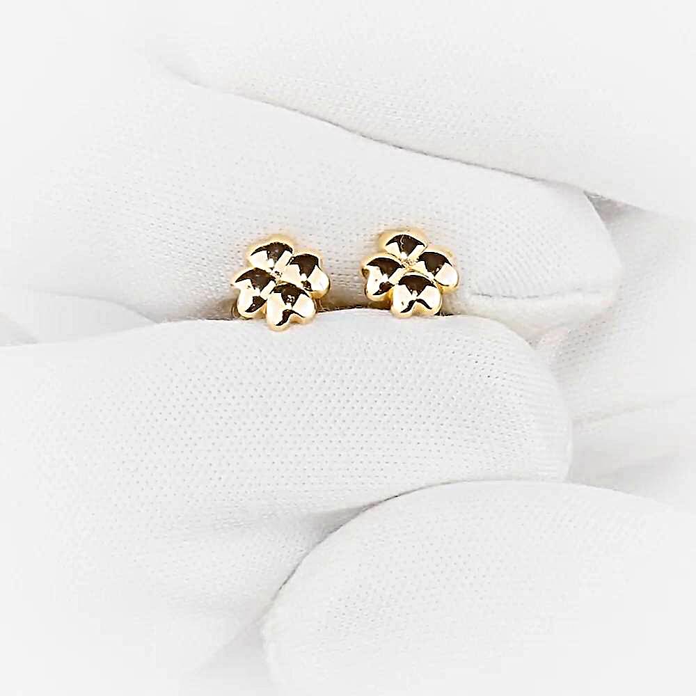 Серьги из красного золота 585 пробы