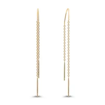 Серьги из красного золота 585 пробы