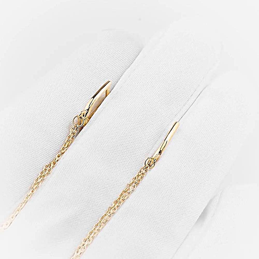 Серьги из красного золота 375 пробы