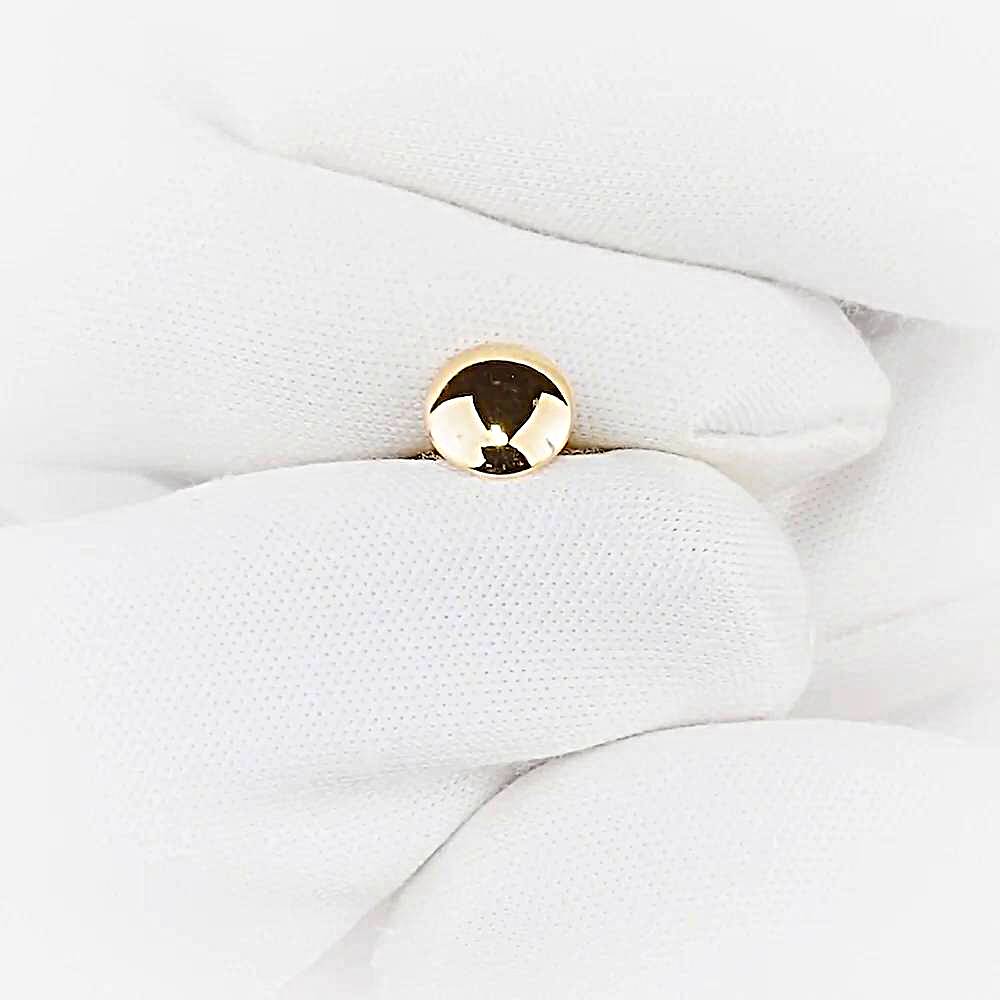 Серьга из красного золота 585 пробы