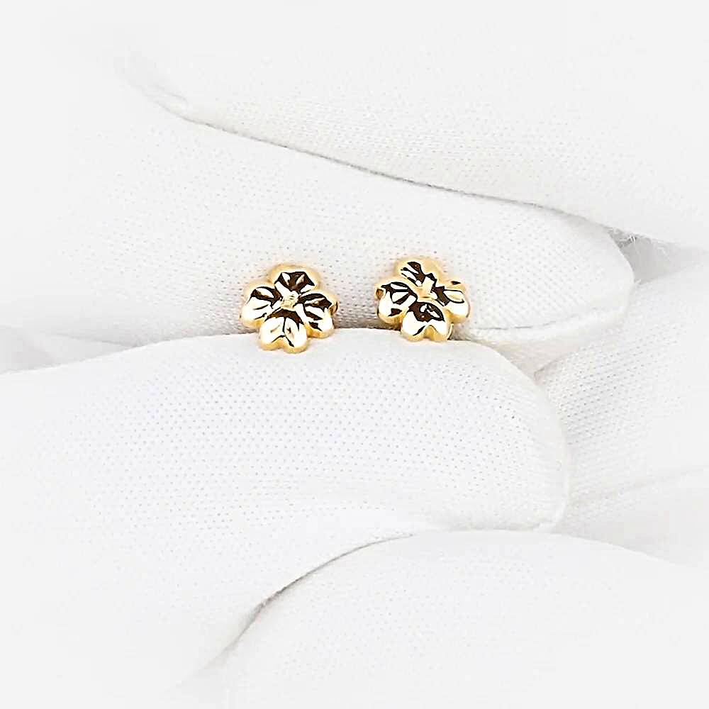 Серьги из красного золота 585 пробы