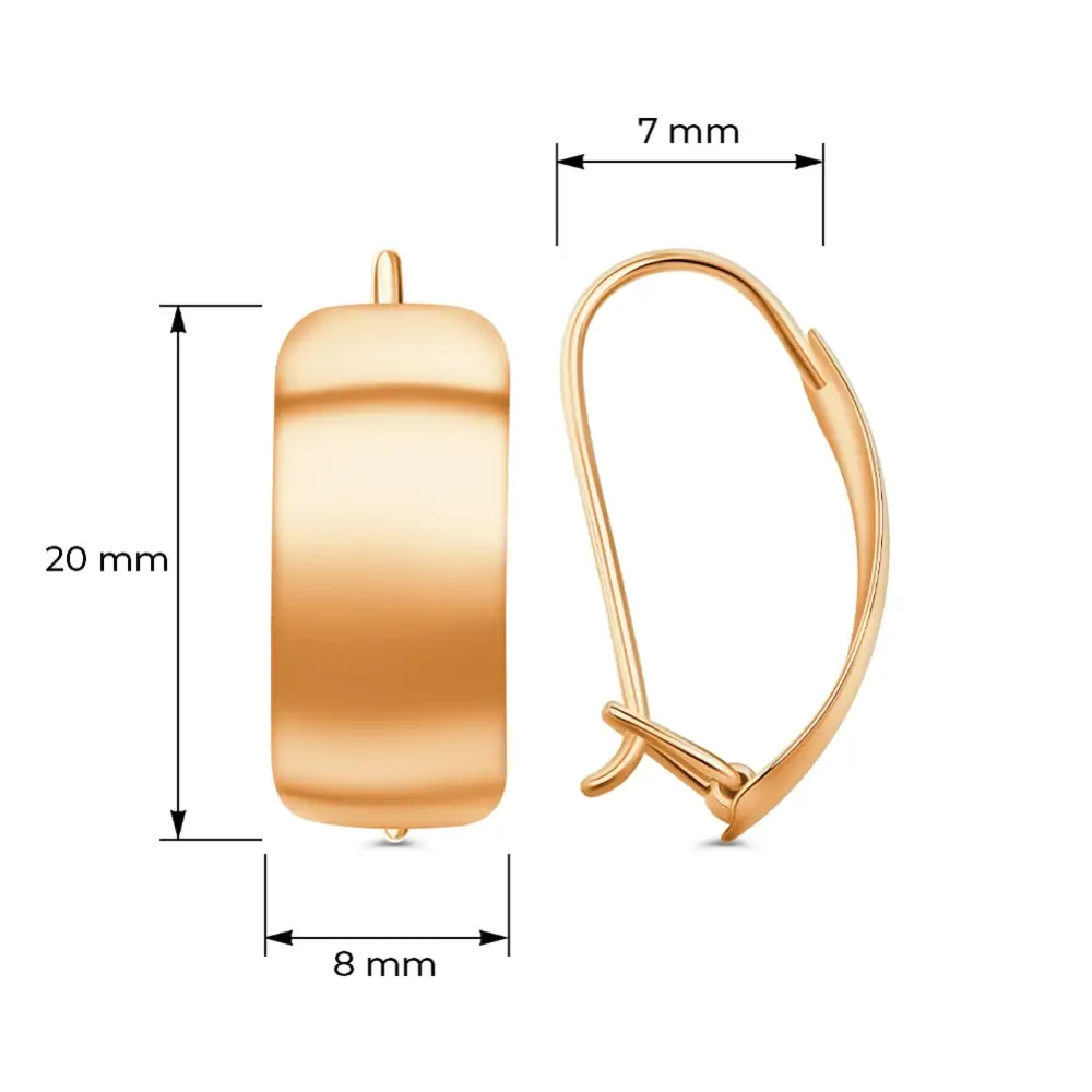 Серьги из красного золота 375 пробы 4