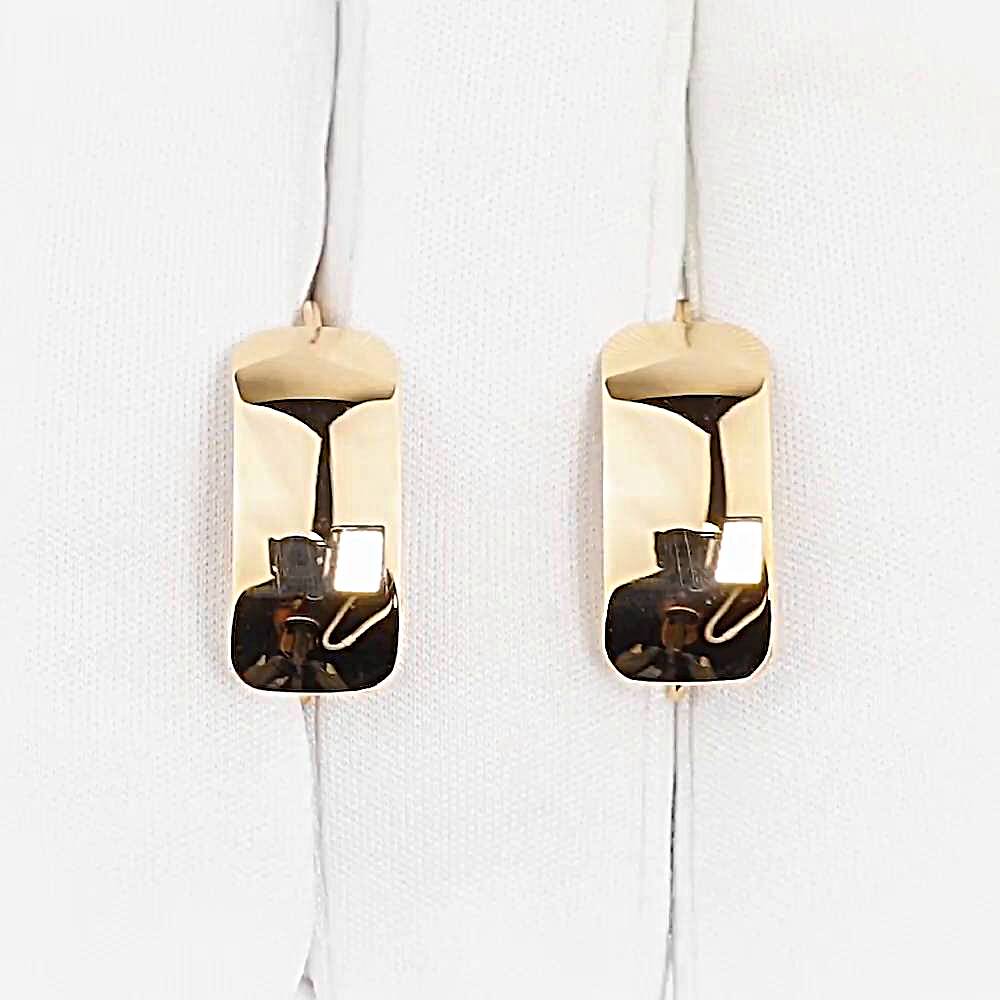 Серьги из красного золота 375 пробы
