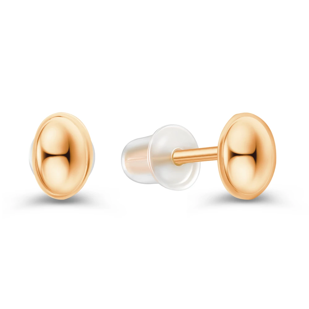 Серьги из красного золота 585 пробы