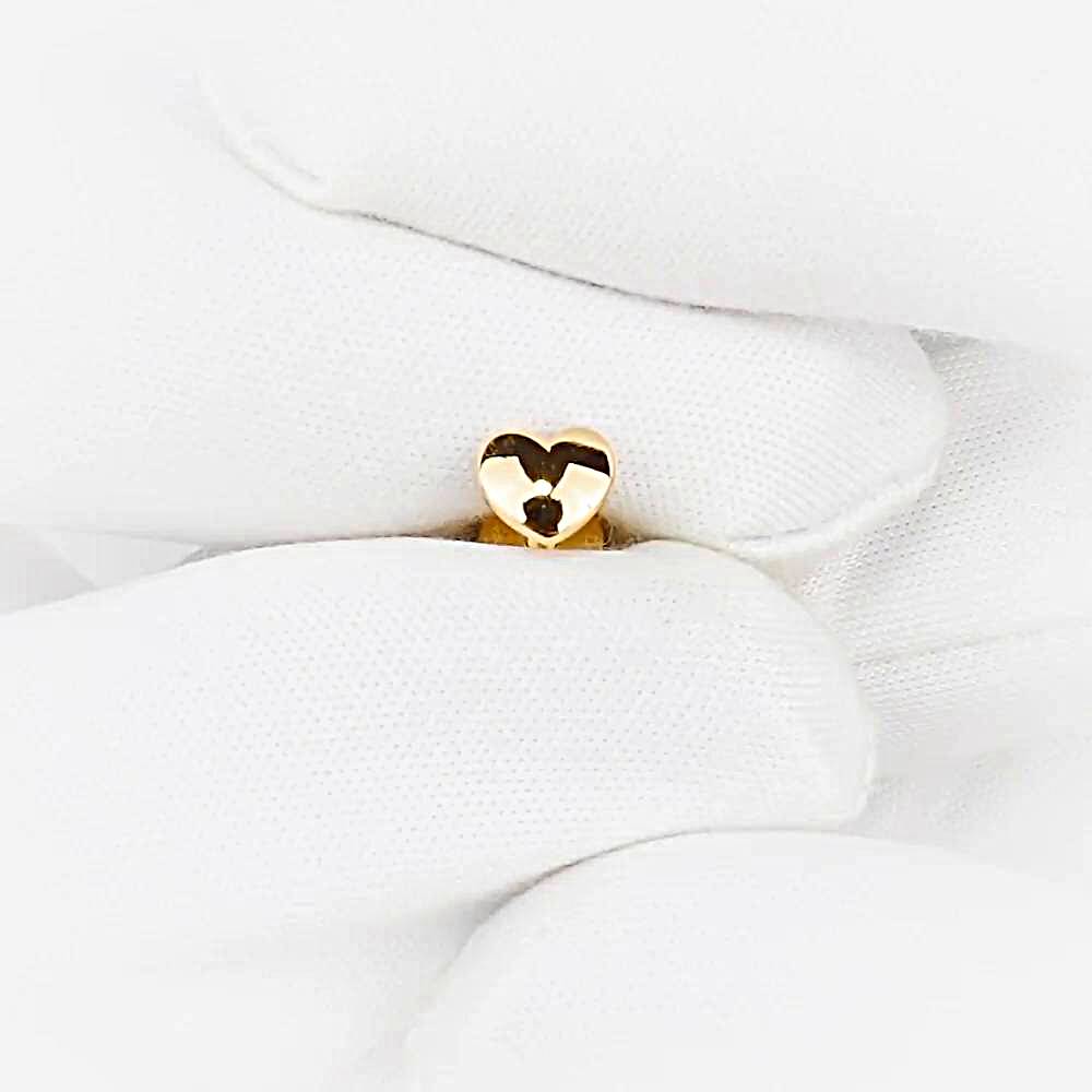 Серьга из красного золота 585 пробы