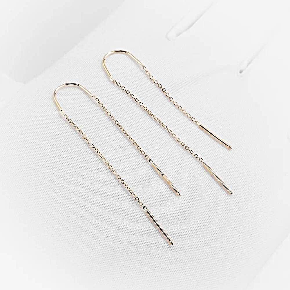 Серьги из красного золота 375 пробы