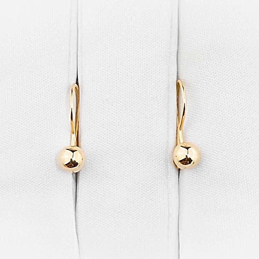 Серьги из красного золота 585 пробы 1