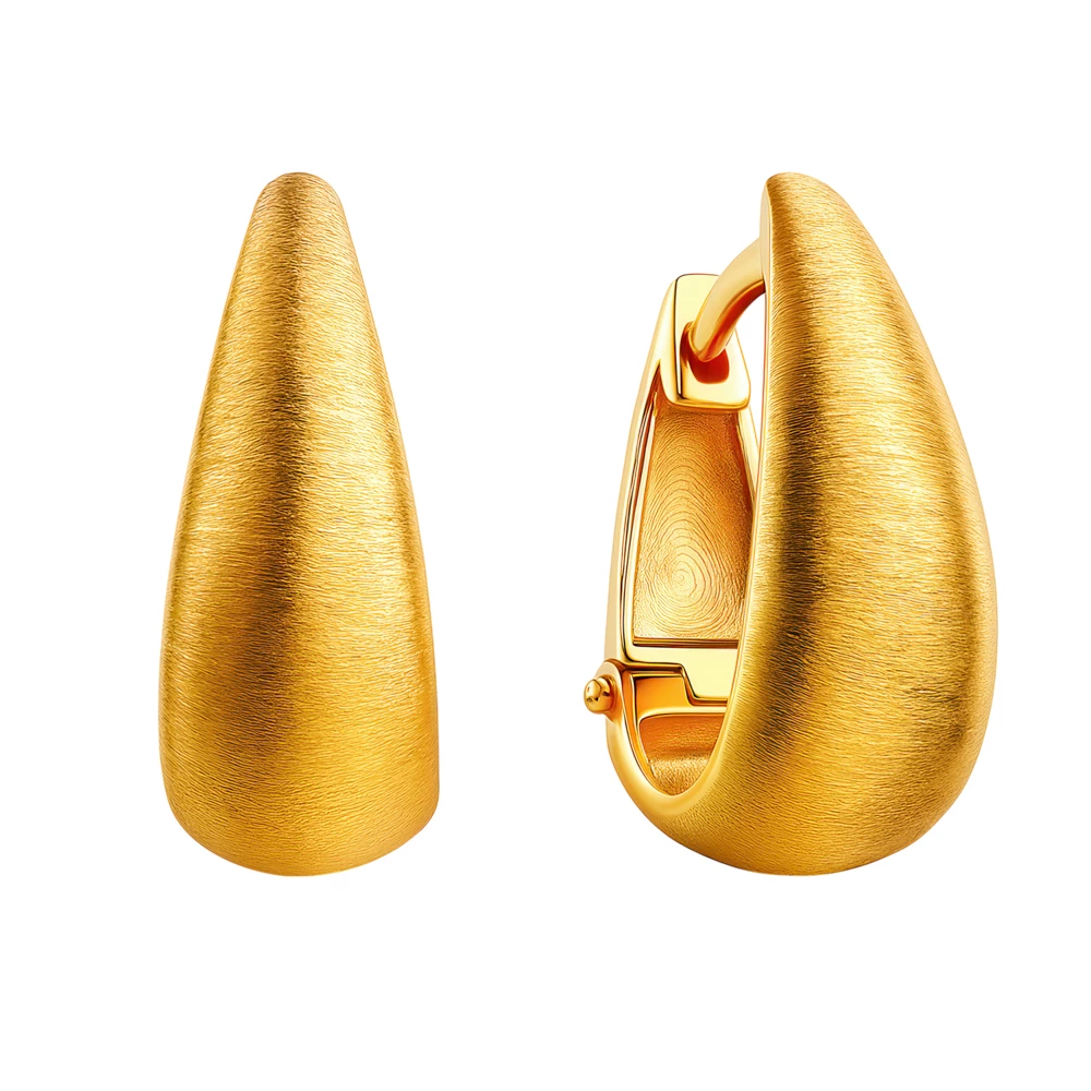 Серьги из красного золота 585 пробы