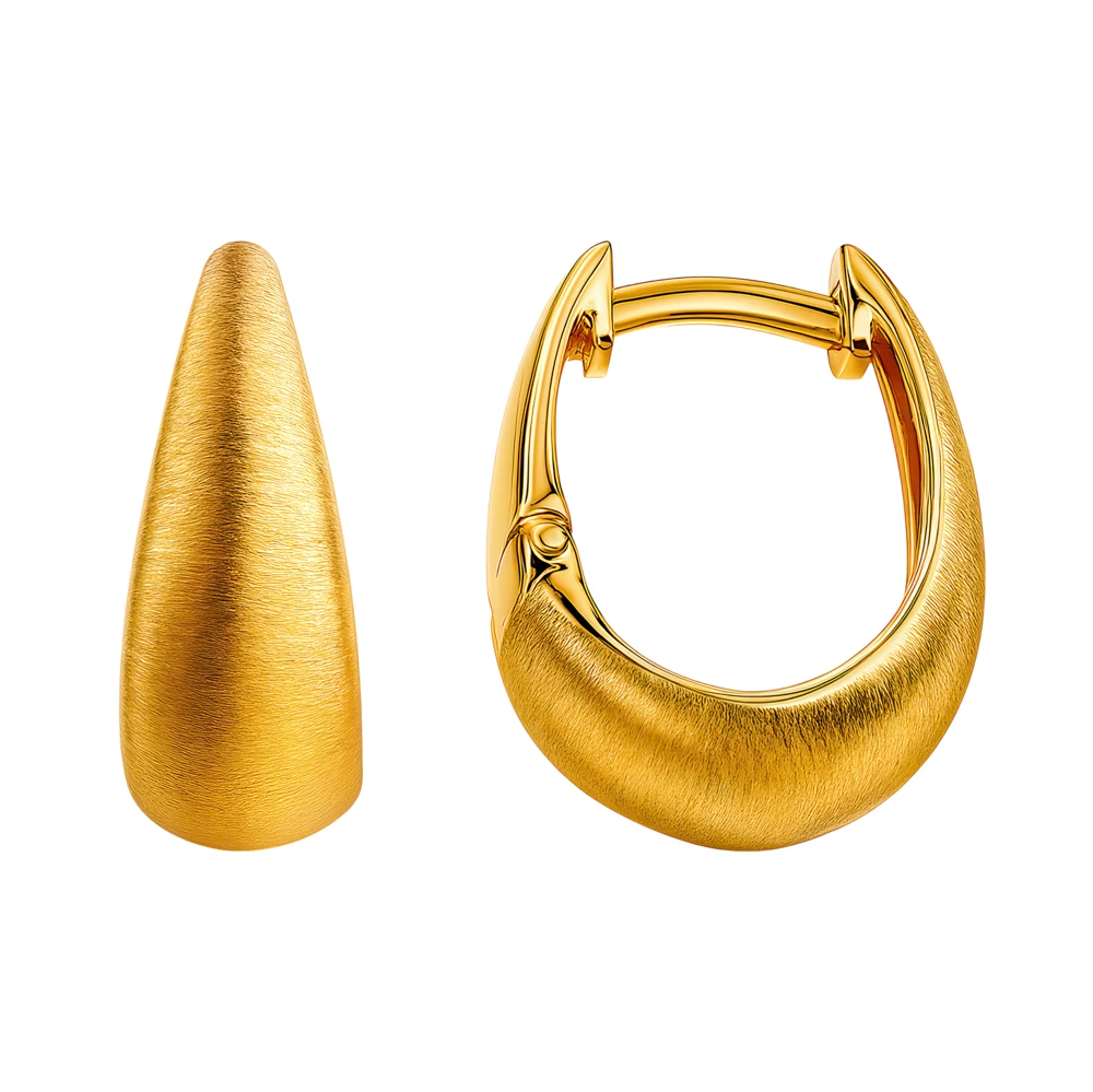 Серьги из красного золота 585 пробы