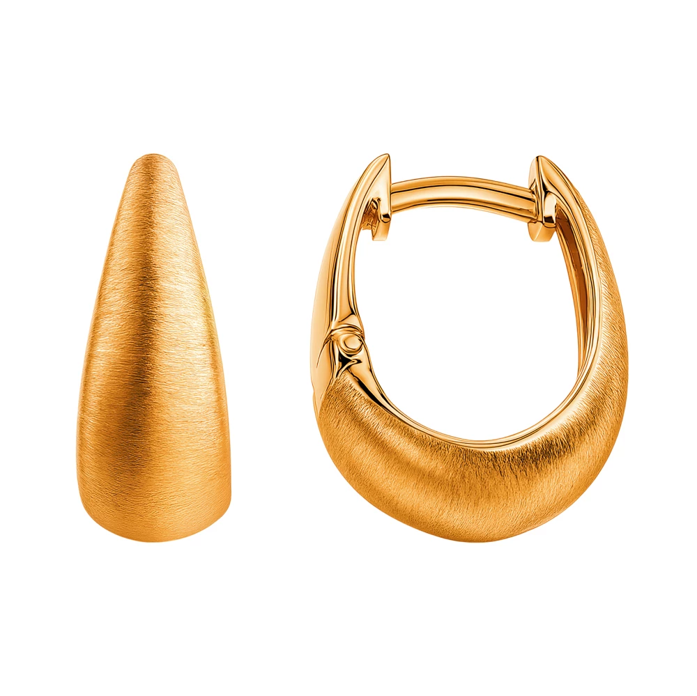 Серьги из красного золота 585 пробы