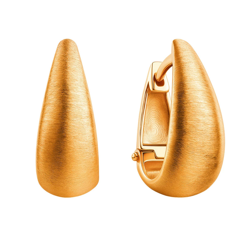 Серьги из красного золота 585 пробы