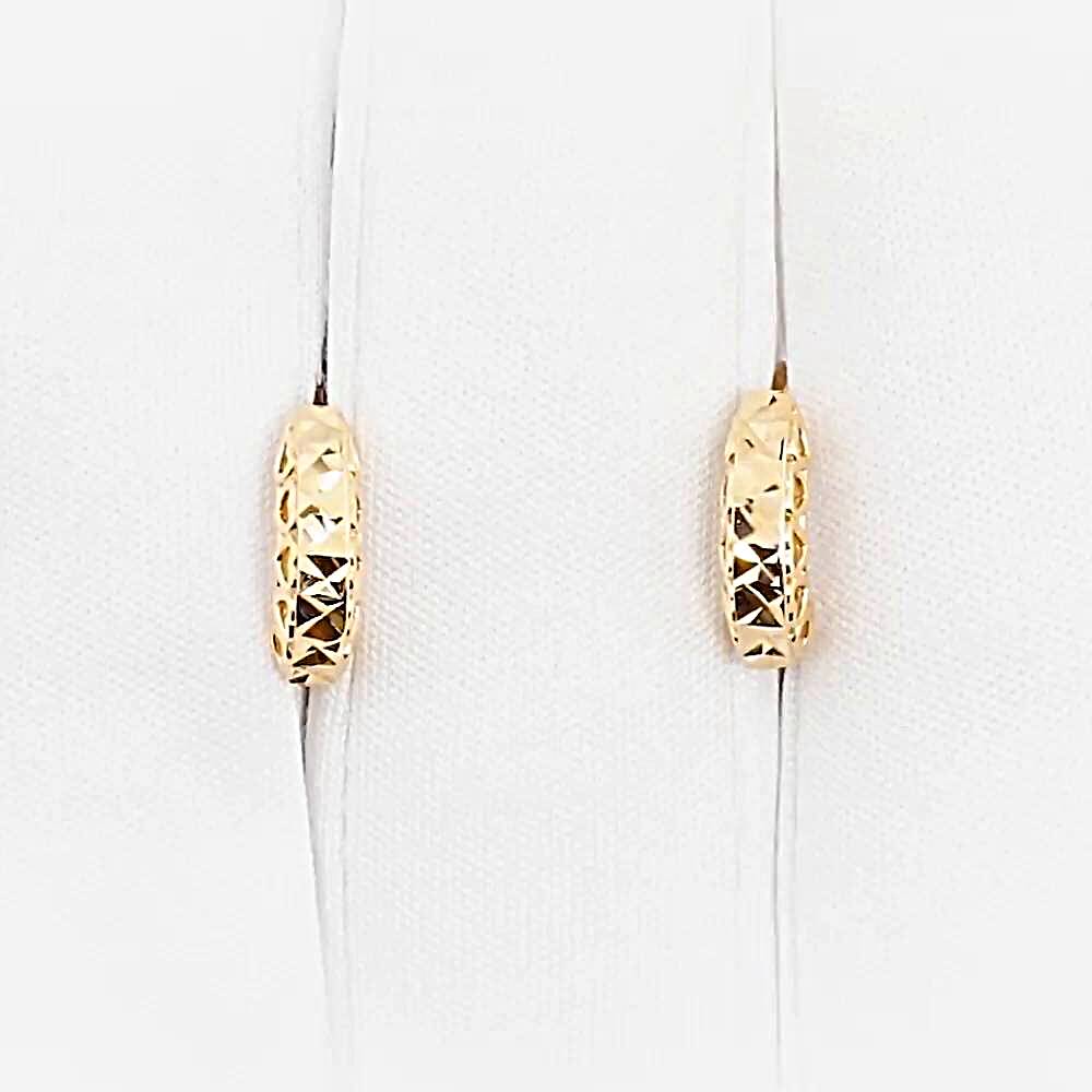 Серьги из красного золота 585 пробы