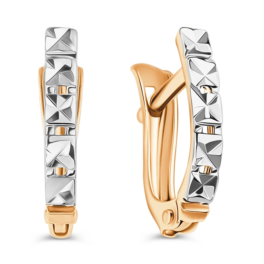 Серьги из красного золота 585 пробы