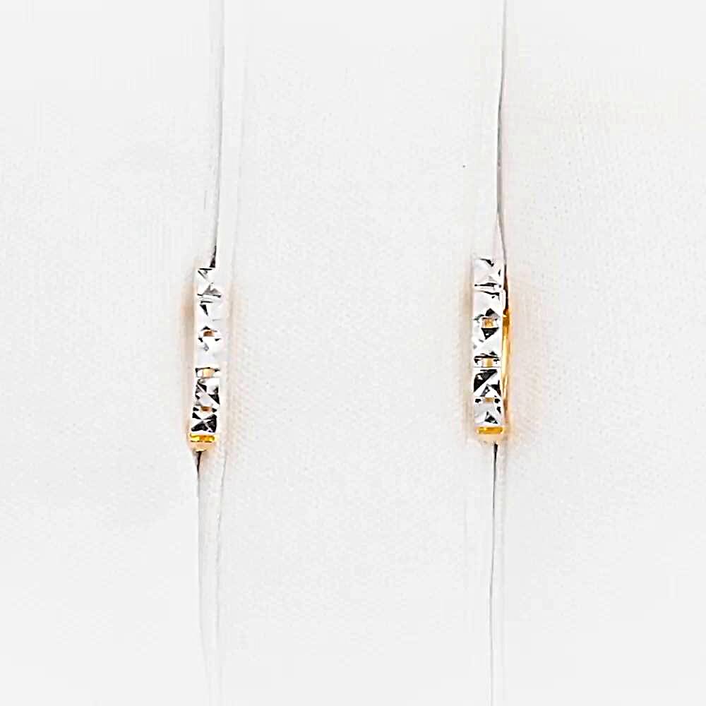 Серьги из красного золота 585 пробы