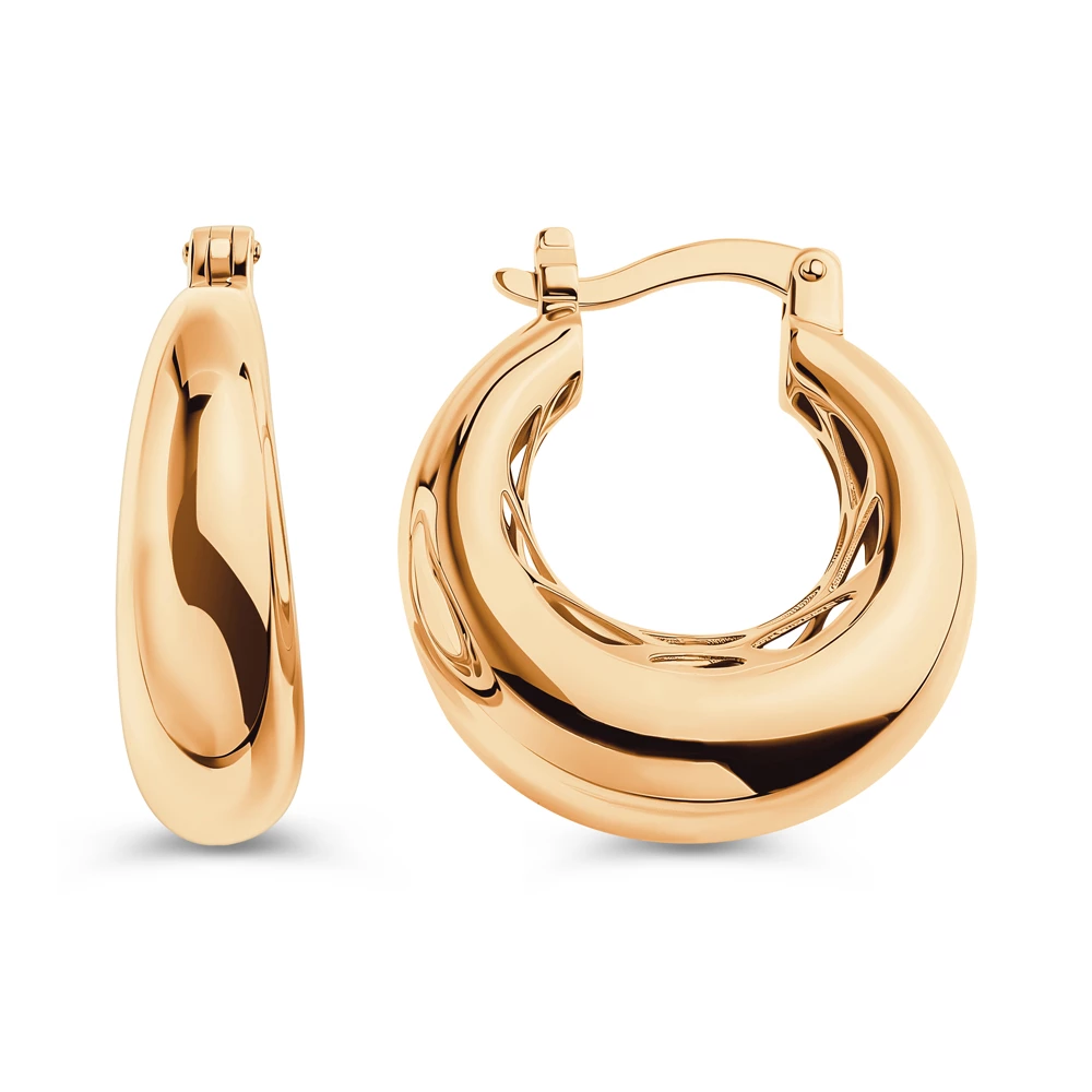 Серьги из красного золота 585 пробы