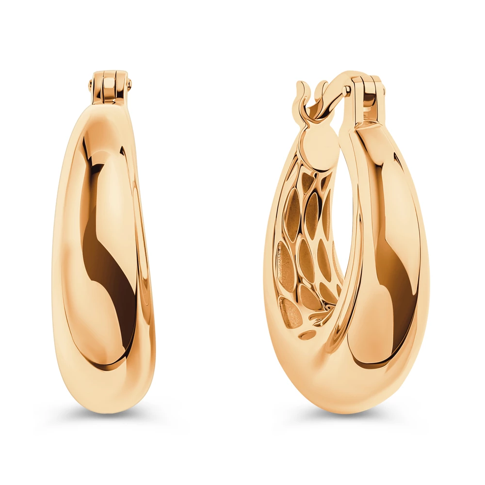 Серьги из красного золота 585 пробы
