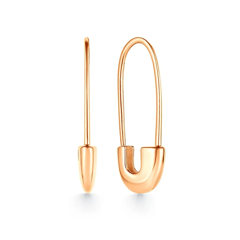 Серьги из красного золота 585 пробы 1