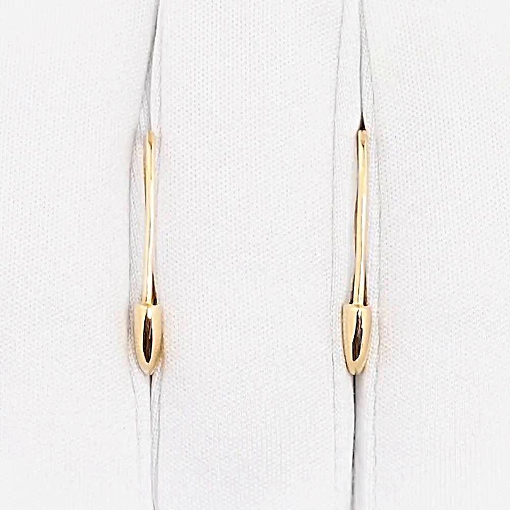 Серьги из красного золота 585 пробы 1