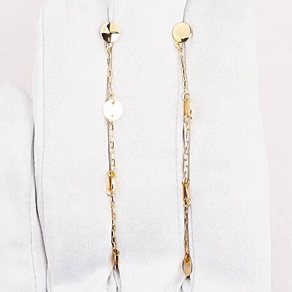 Серьги из красного золота 585 пробы