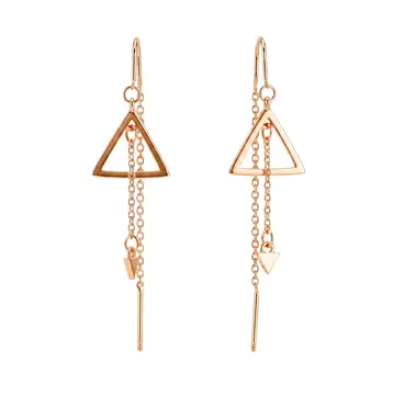 Серьги из красного золота 375 пробы