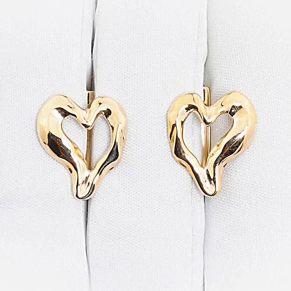 Серьги из красного золота 375 пробы