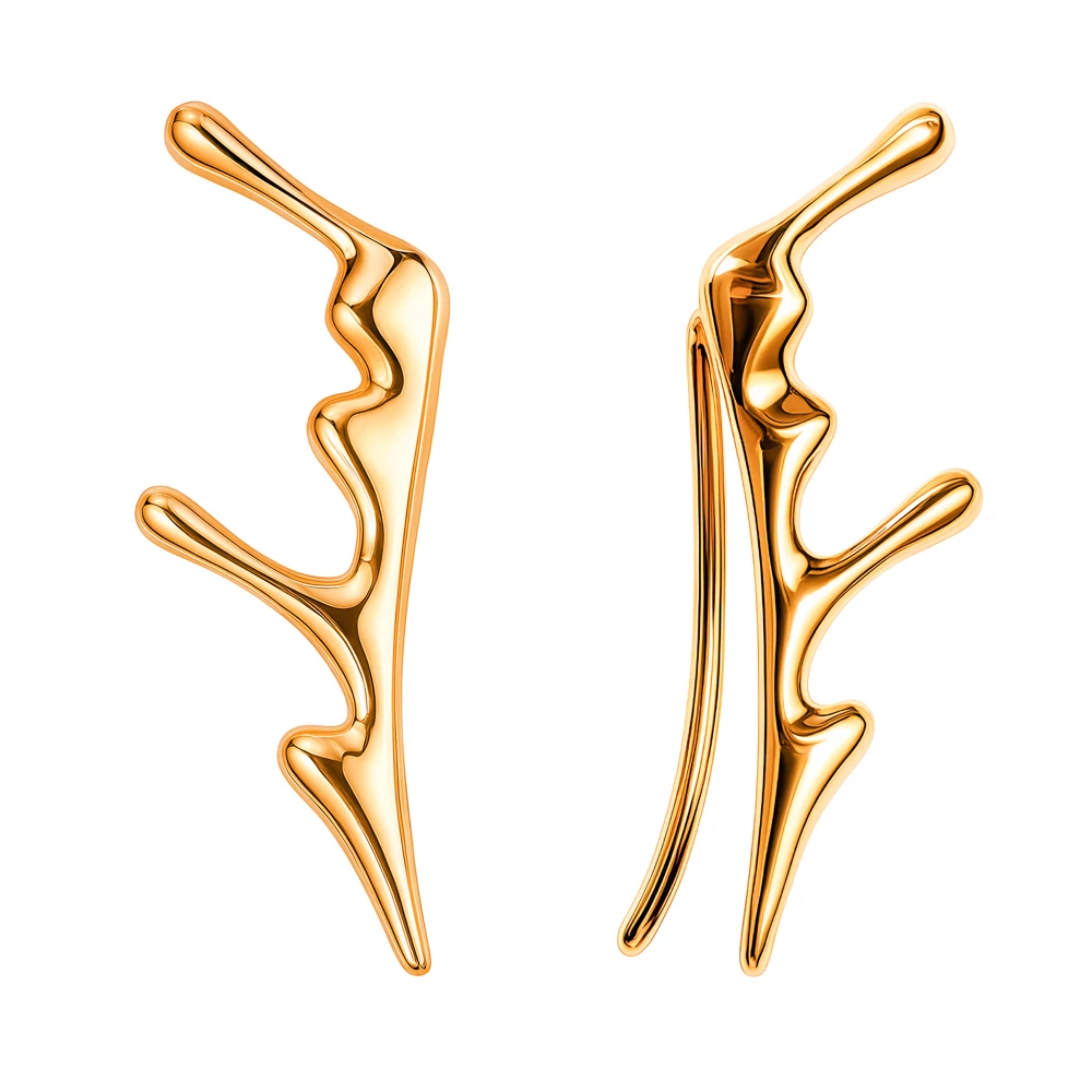 Серьги из красного золота 585 пробы Серьги из красного золота 585 пробы