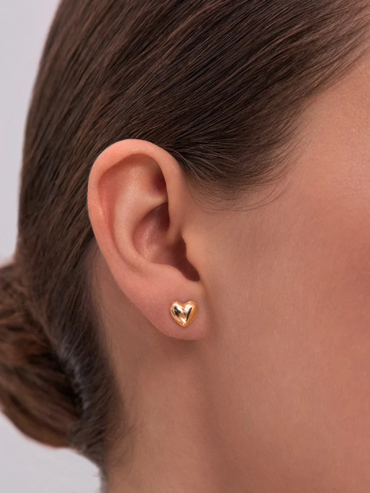 Серьги из красного золота 585 пробы