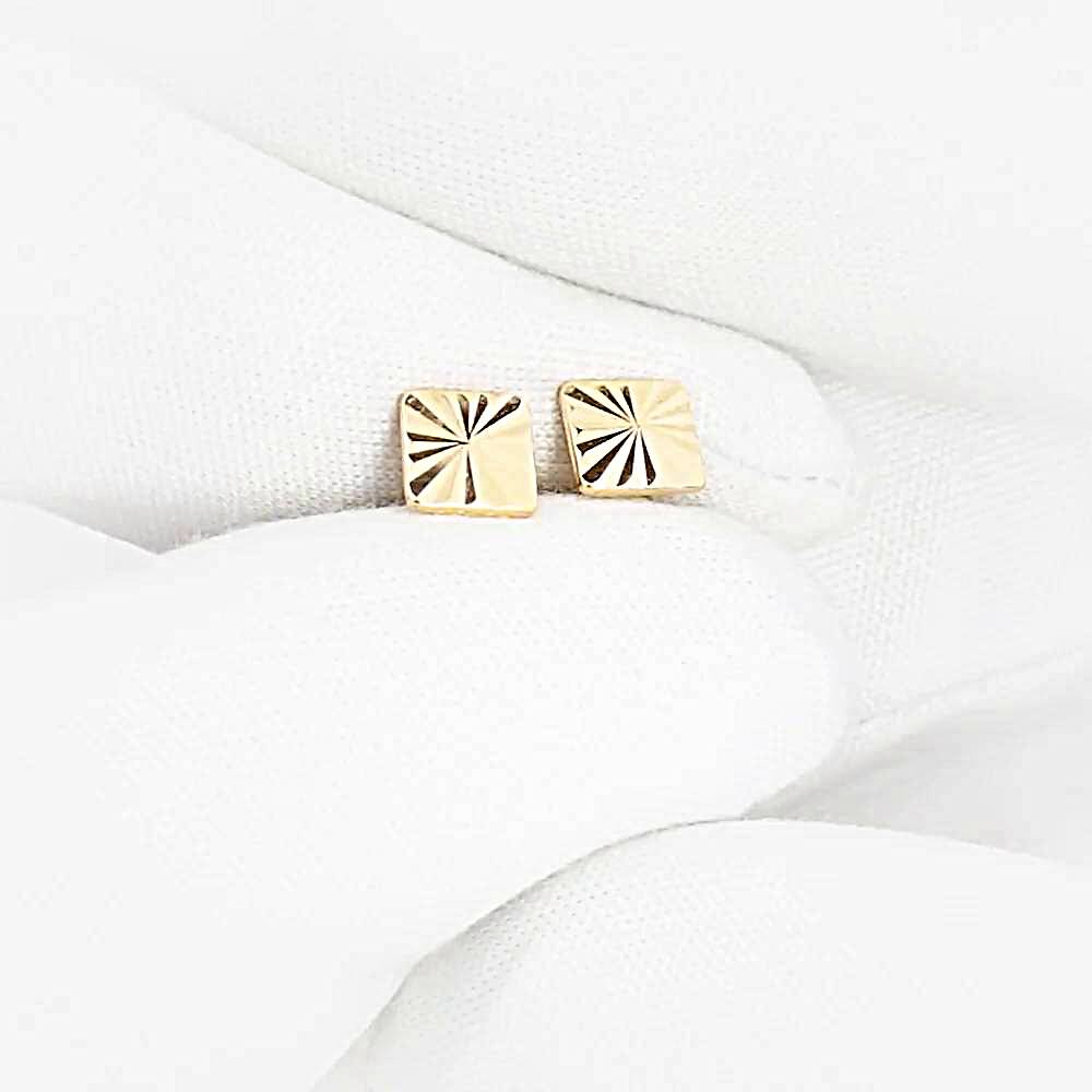 Серьги из красного золота 375 пробы