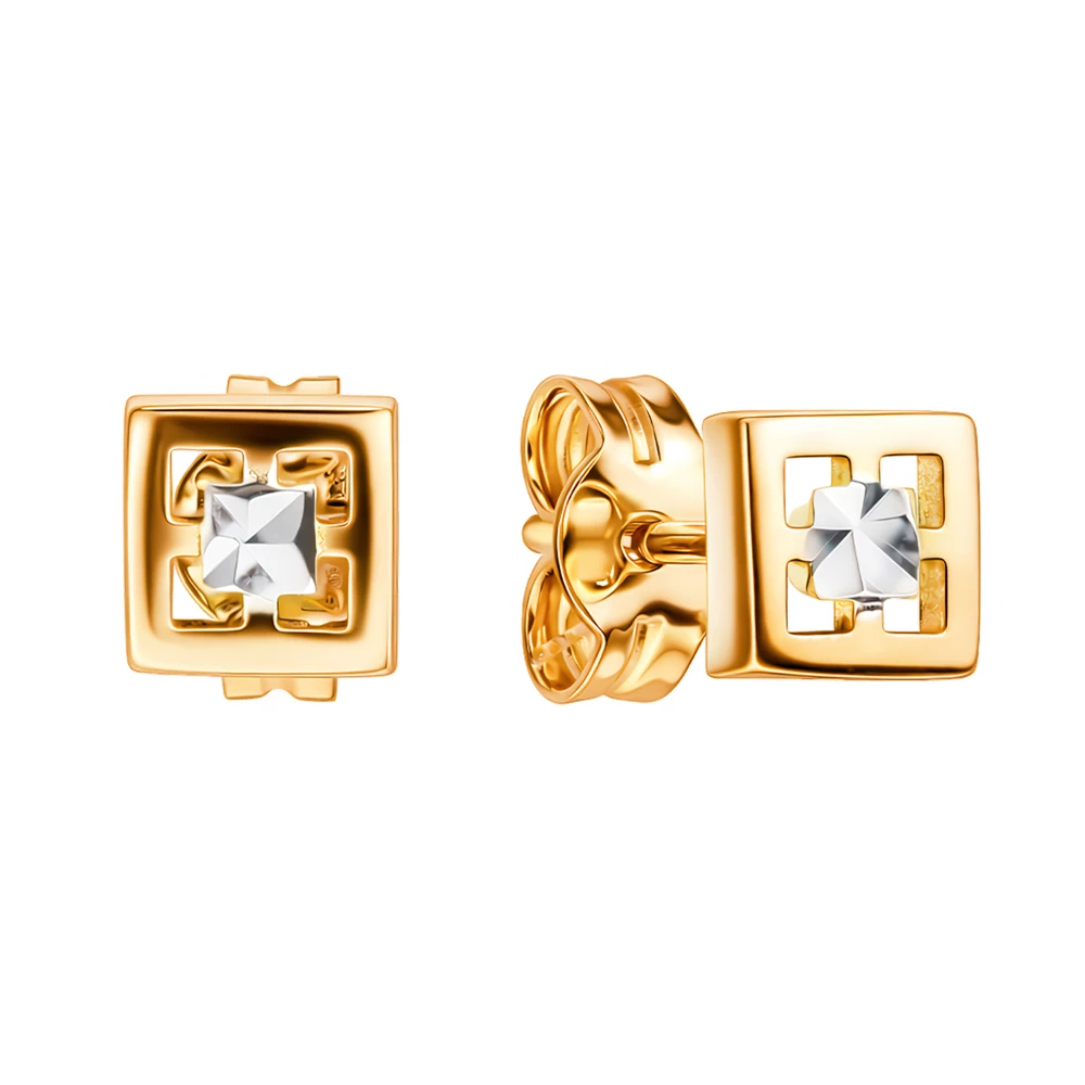 Серьги из красного золота 375 пробы