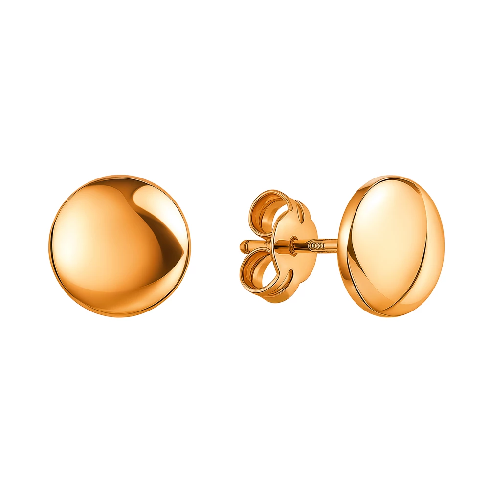 Серьги из красного золота 375 пробы