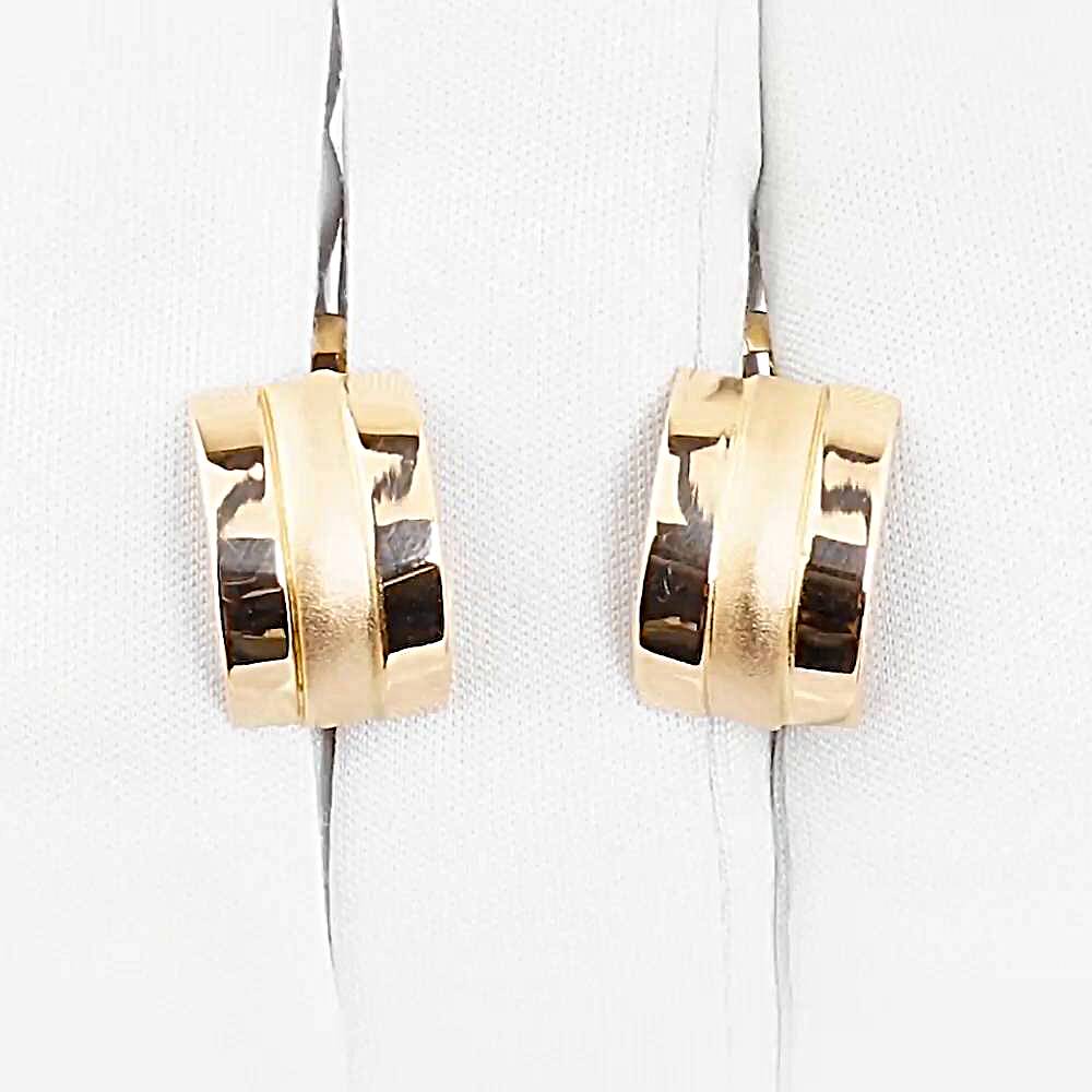 Серьги из красного золота 585 пробы