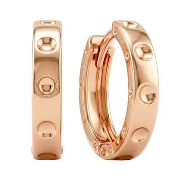 Серьги из красного золота 585 пробы
