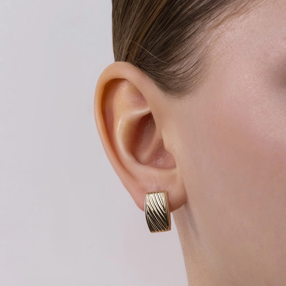 Серьги из красного золота 375 пробы