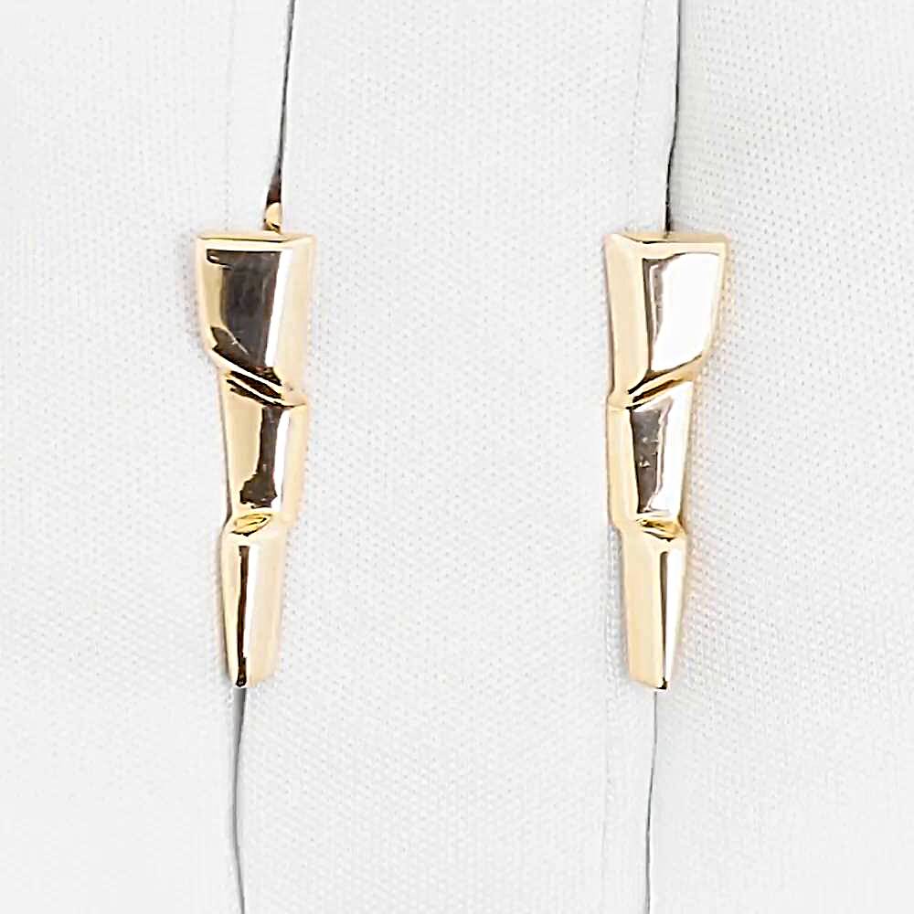 Серьги из красного золота 375 пробы