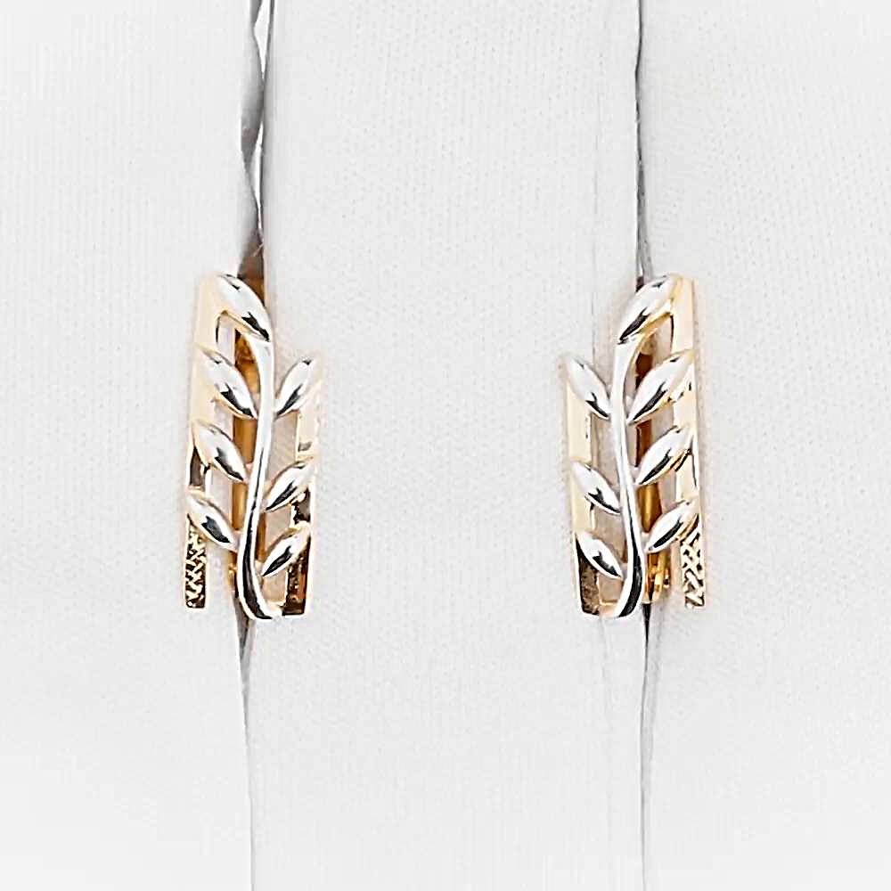 Серьги из красного золота 585 пробы