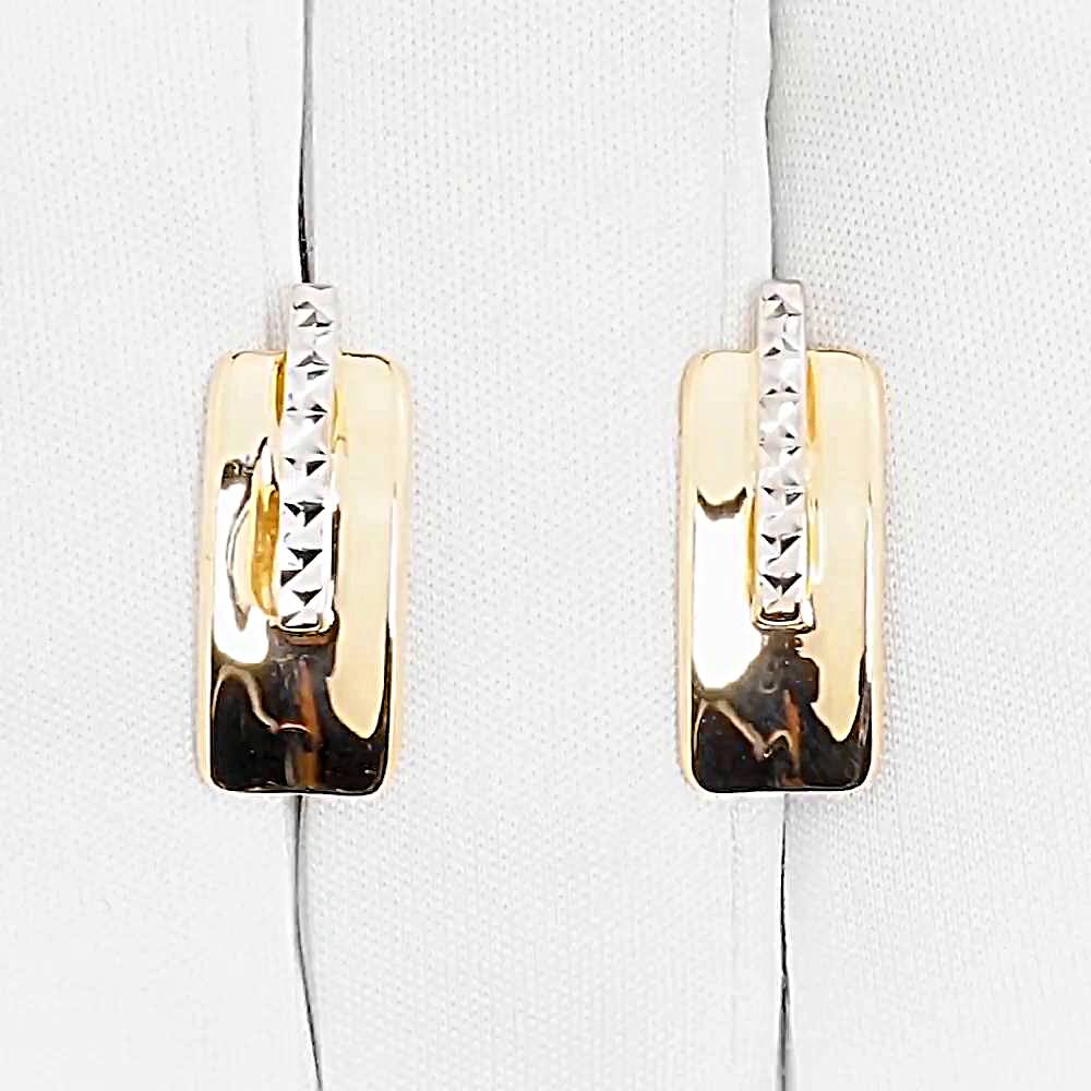 Серьги из красного золота 375 пробы