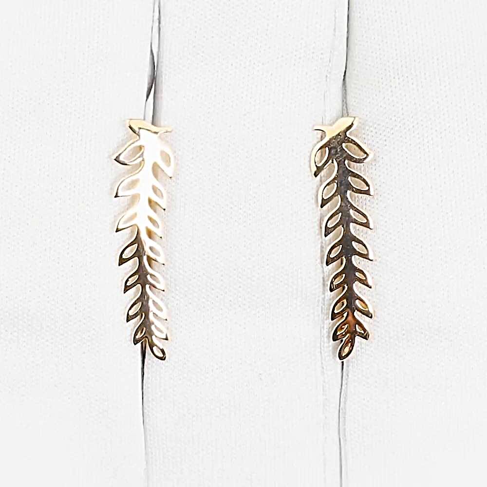 Серьги из красного золота 585 пробы