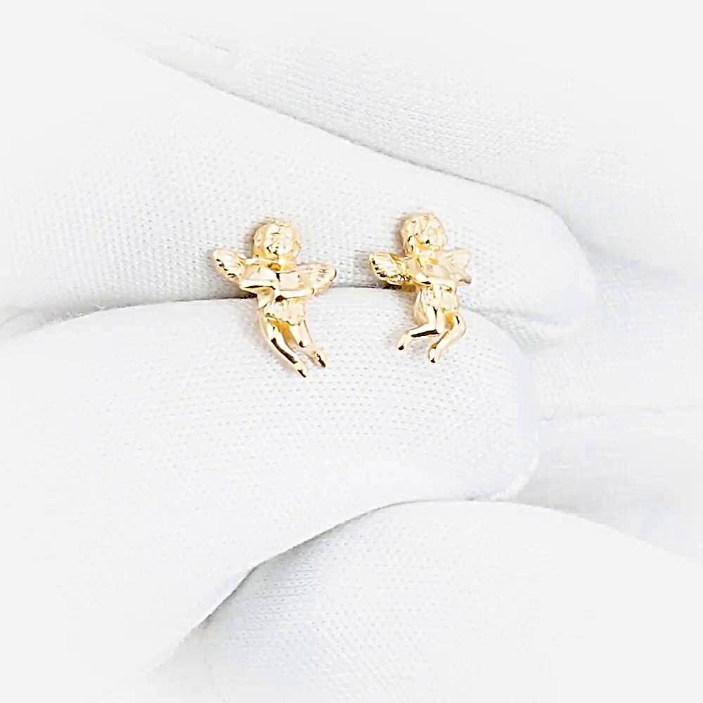 Серьги из красного золота 585 пробы