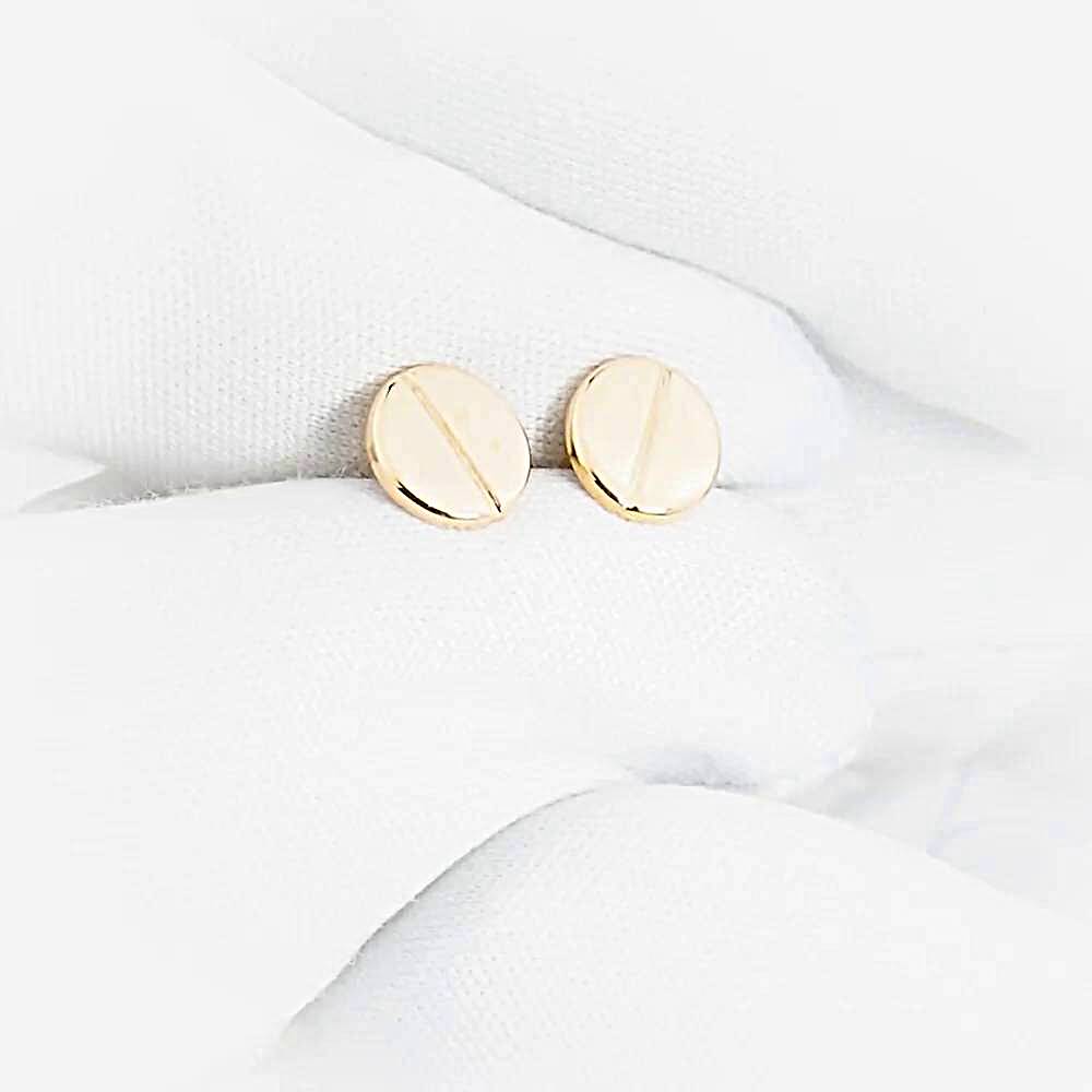 Серьги из красного золота 585 пробы