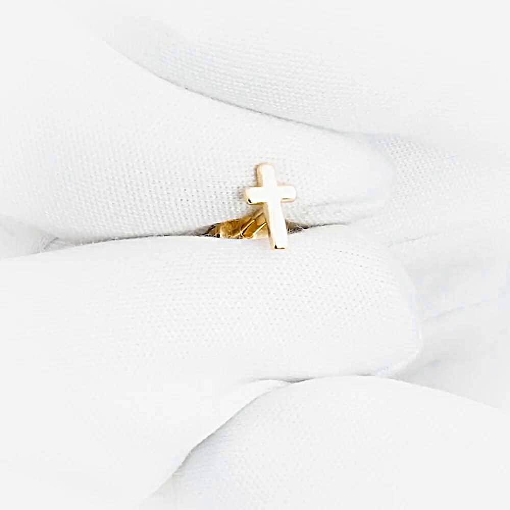 Серьга из красного золота 585 пробы