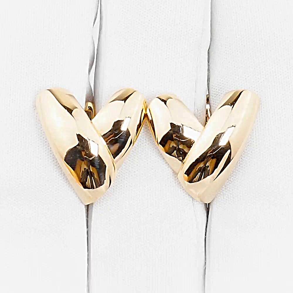 Серьги из красного золота 585 пробы