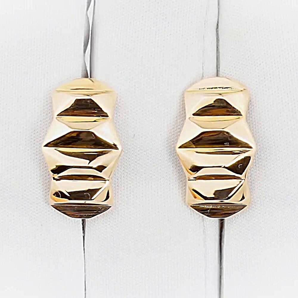 Серьги из красного золота 585 пробы