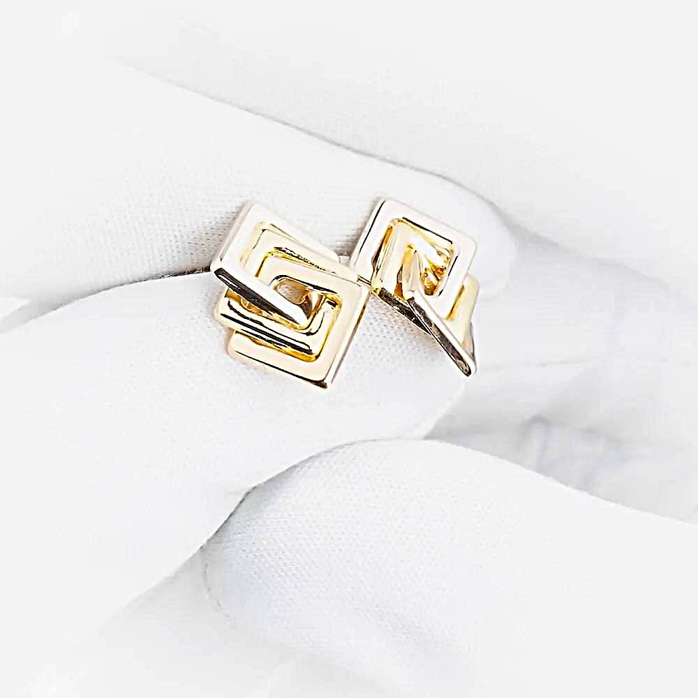 Серьги из красного золота 585 пробы