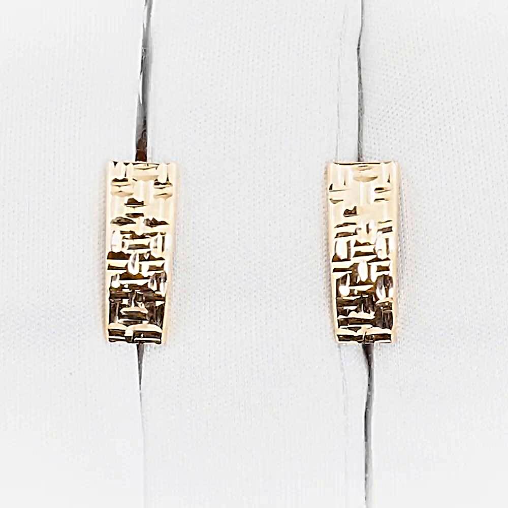 Серьги из красного золота 585 пробы