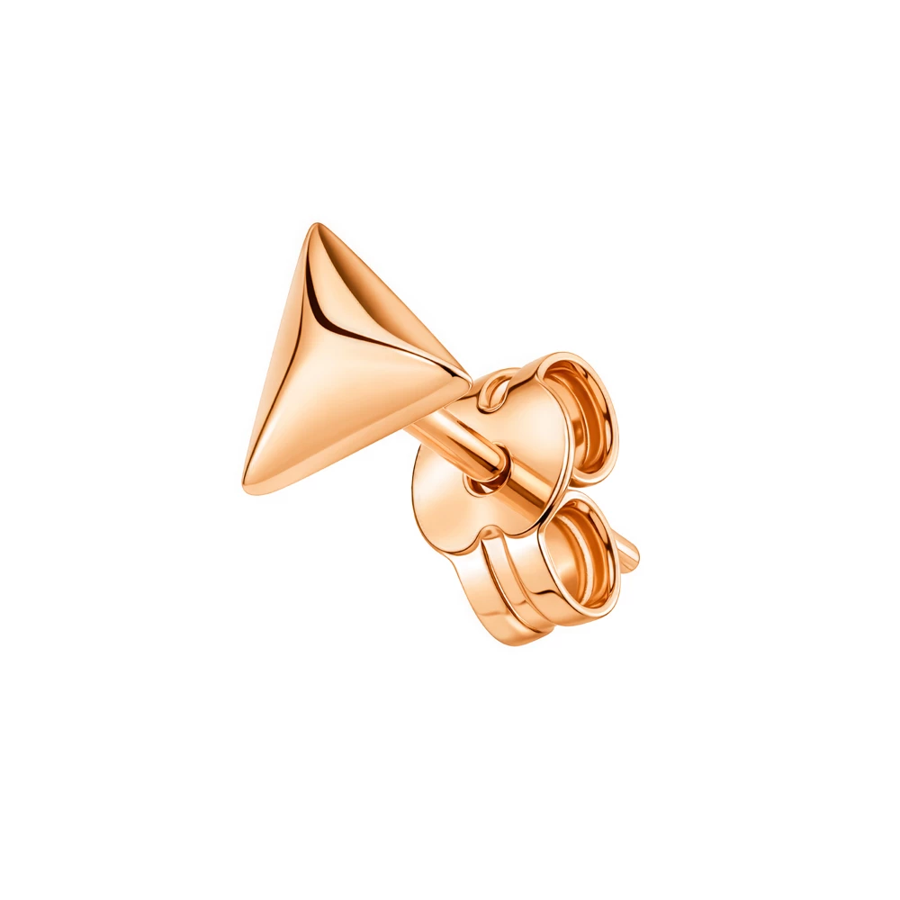 Серьга из красного золота 585 пробы