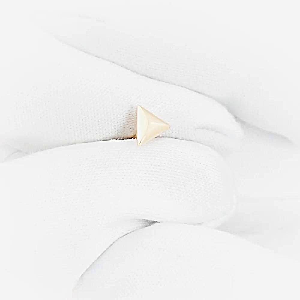 Серьга из красного золота 585 пробы 1