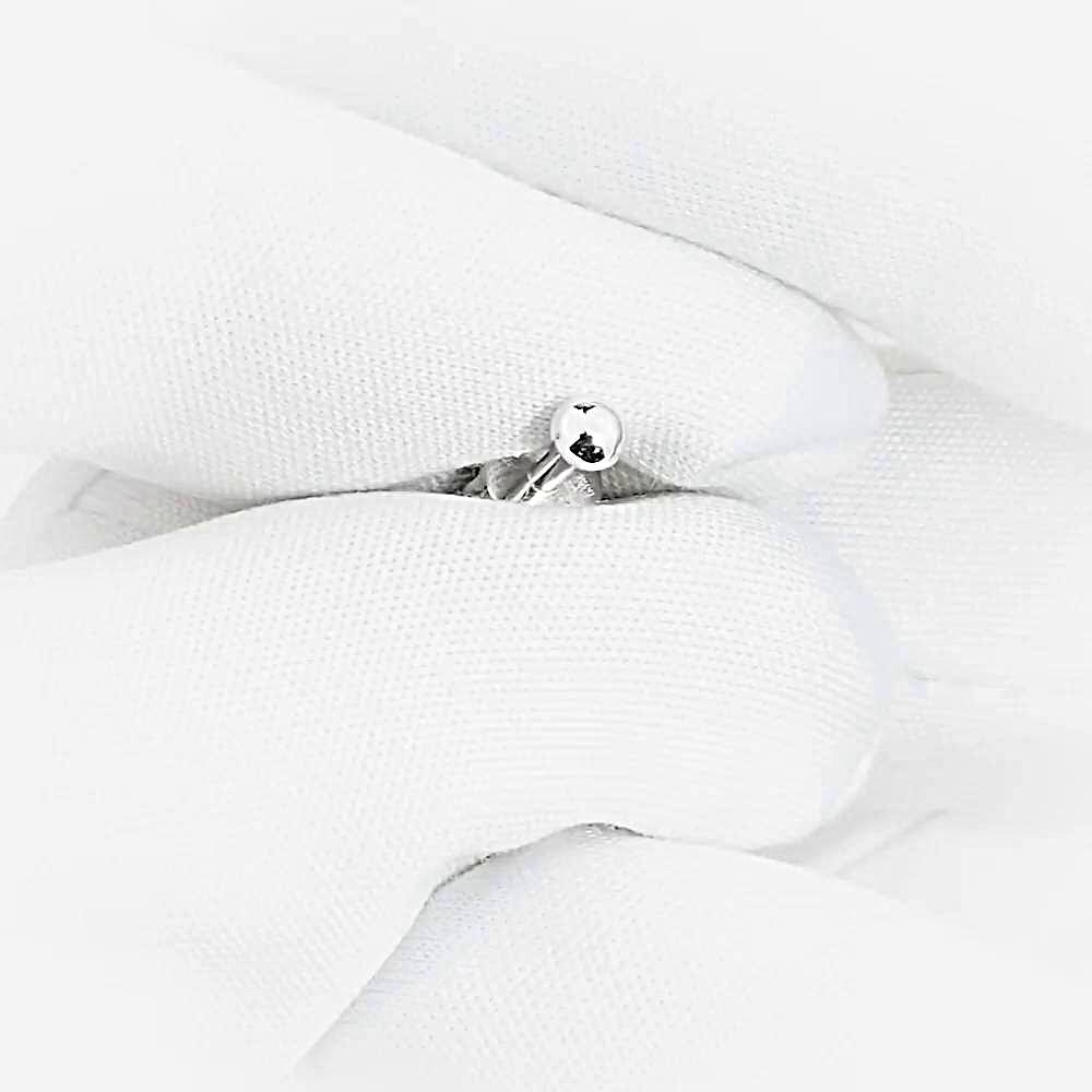 Серьги из белого золота 585 пробы