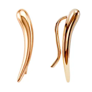 Серьги из красного золота 585 пробы