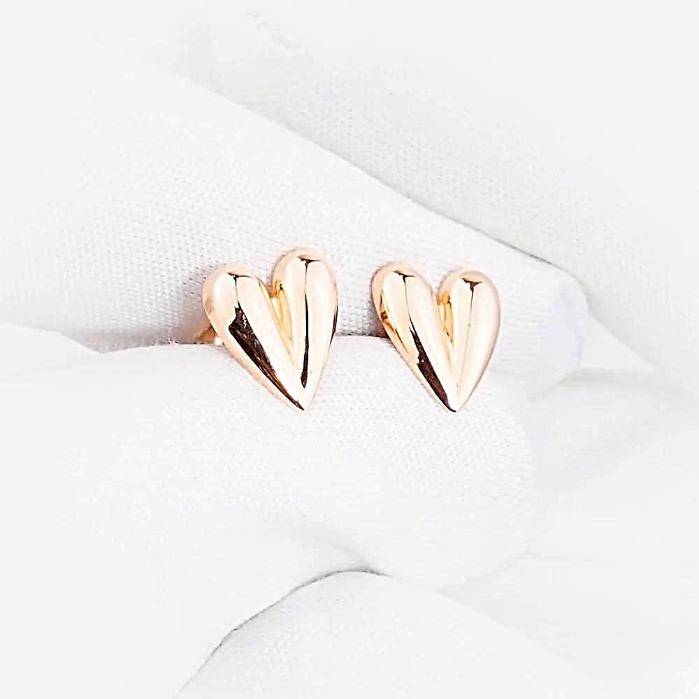 Серьги из красного золота 375 пробы