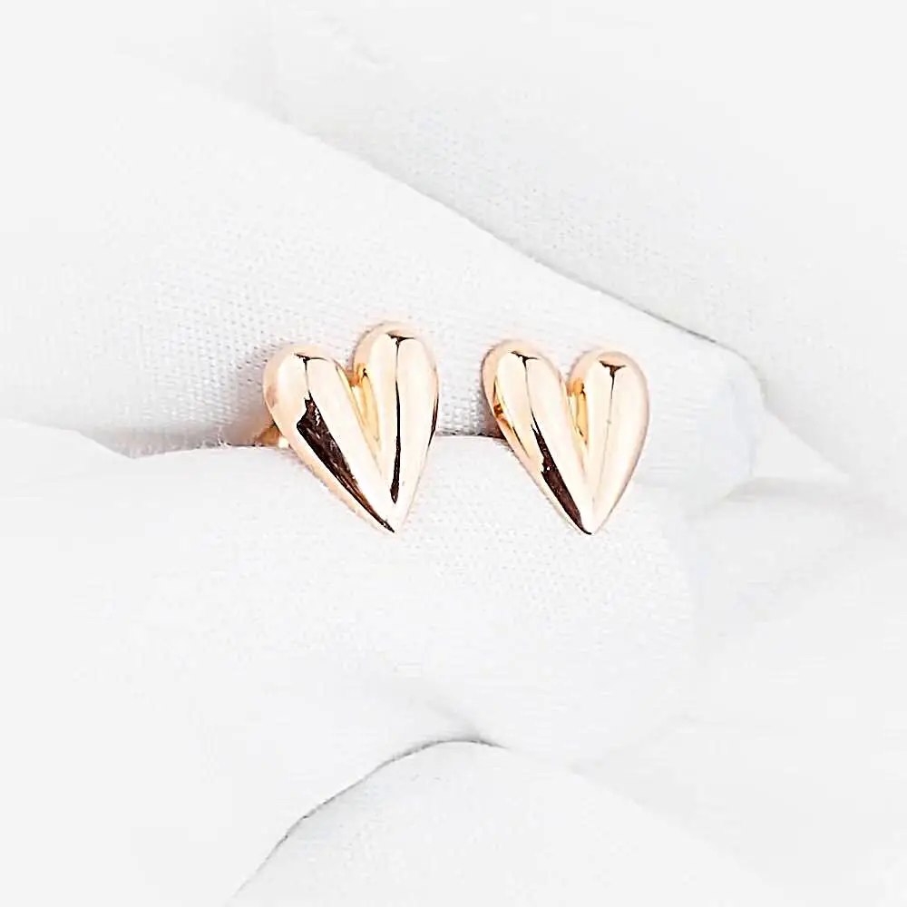 Серьги из красного золота 375 пробы 1